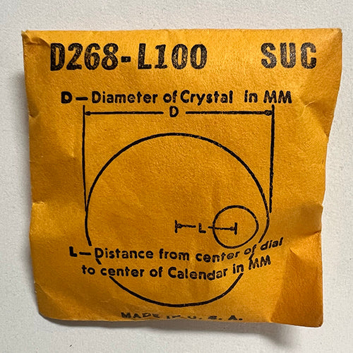 ROUND : SUC : CALENDAR - 26.8mm / MAGNIFIER 10.0mm OFFSET