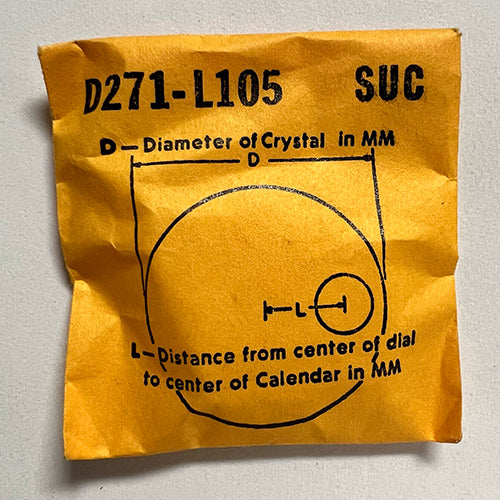 ROUND : SUC : CALENDAR - 27.1mm / MAGNIFIER 10.5mm OFFSET