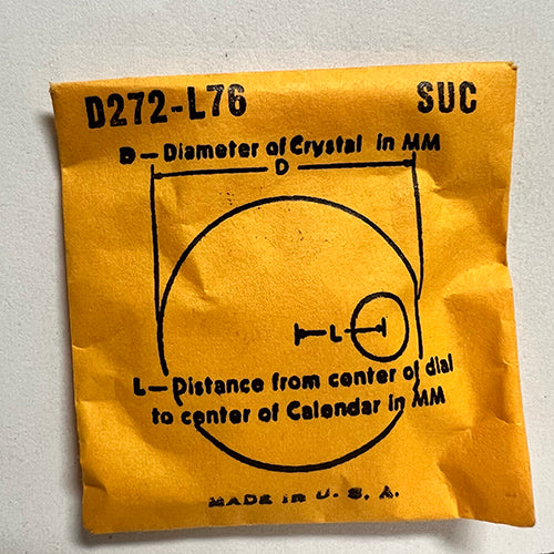 ROUND : SUC : CALENDAR - 27.2mm / MAGNIFIER 7.6mm OFFSET