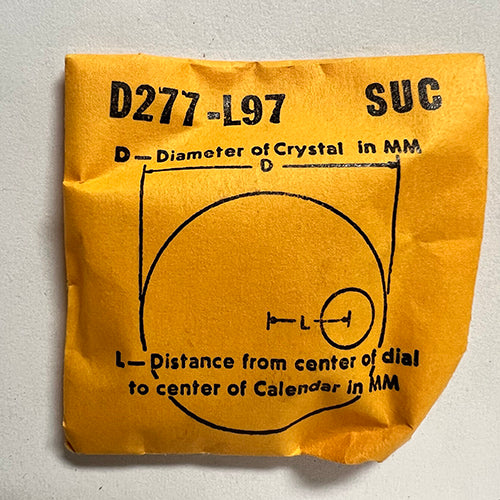 ROUND : SUC : CALENDAR - 27.7mm / MAGNIFIER 9.7mm OFFSET