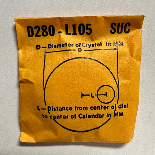 ROUND : SUC : CALENDAR - 28.0mm / MAGNIFIER 10.5mm OFFSET