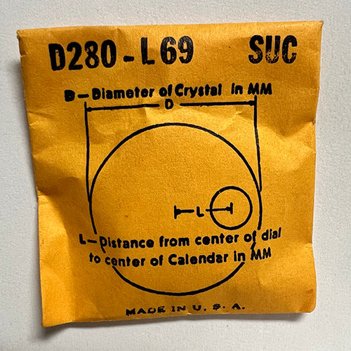 ROUND : SUC : CALENDAR - 28.0mm / MAGNIFIER 6.9mm OFFSET