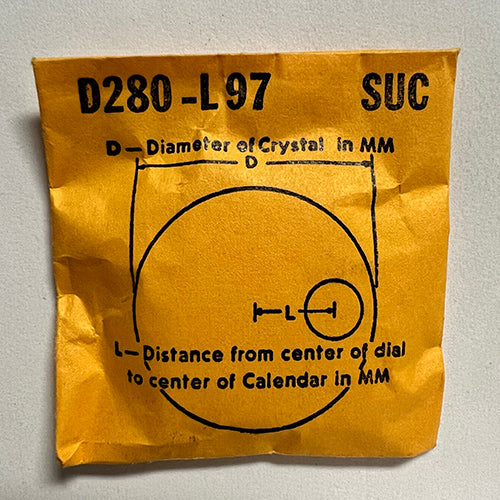 ROUND : SUC : CALENDAR - 28.0mm / MAGNIFIER 9.7mm OFFSET