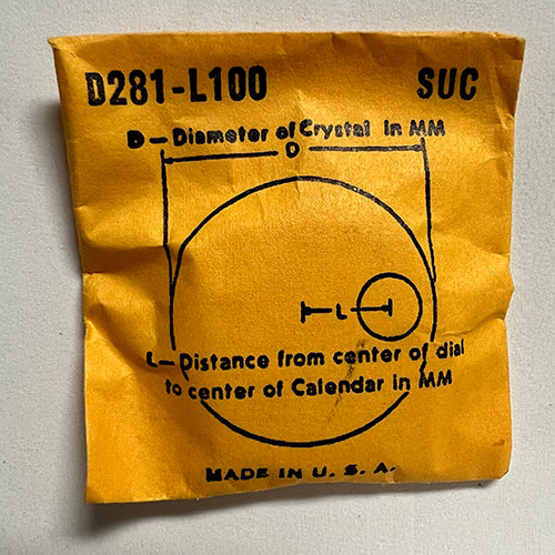 ROUND : SUC : CALENDAR - 28.1mm / MAGNIFIER 10.0mm OFFSET