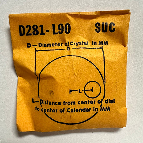 ROUND : SUC : CALENDAR - 28.1mm / MAGNIFIER 9.0mm OFFSET