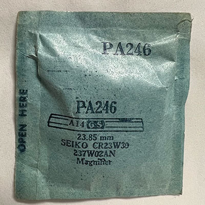 SEIKO : CR23W30 & 237W02AN - Round 23.85mm PA246