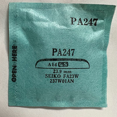 SEIKO : FA23W & 237W01AN - Round 23.9mm PA247