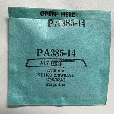 SEIKO : 270W01AL & 270W02AL - Round 27.19mm PA385-14