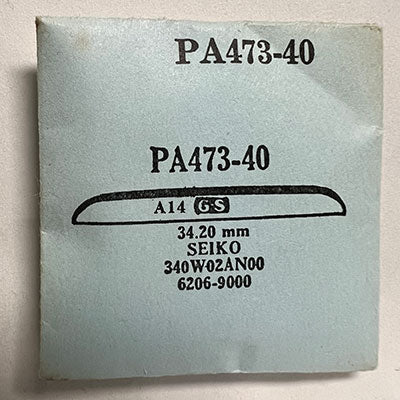 SEIKO : 340W02AN00 & 6206-9000 - Round 34.2mm PA473-40