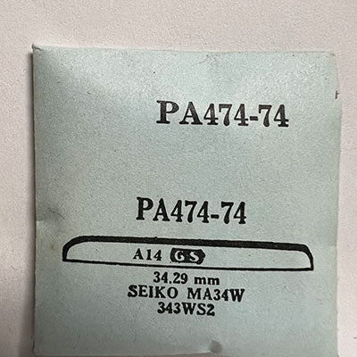 SEIKO : 343WS2 & MA34W - Round 34.29mm PA474-74
