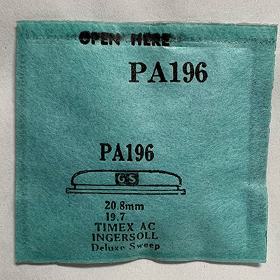 TIMEX : AC & INGERSOLL : DELUXE SWEEP - Round 20.8mm PA196