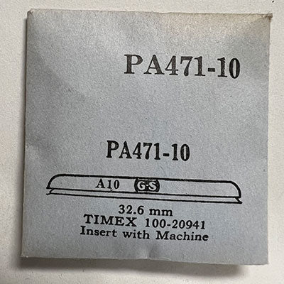 TIMEX : 100-20941 - Round 32.6mm PA471-10