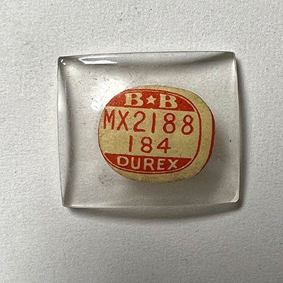 WALTHAM : LAUGHTON & WESLEY - Rectangle 21.8mm x 19.2mm DUREX