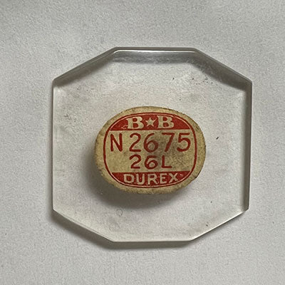 ILLINOIS & WALTHAM - Octagon 26.7mm x 26.1mm DUREX