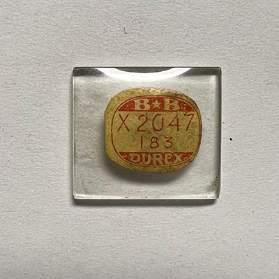 WALTHAM : BAXTER, CLINTON & FULTON - Rectangle 20.4mm x 18.3mm DUREX