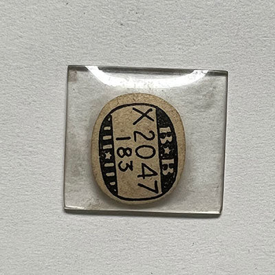 WALTHAM : BAXTER, CLINTON & FULTON - Rectangle 20.4mm x 18.3mm