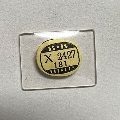 WALTHAM : BLAINE & BRENT - Rectangle 24.2mm x 18.1mm