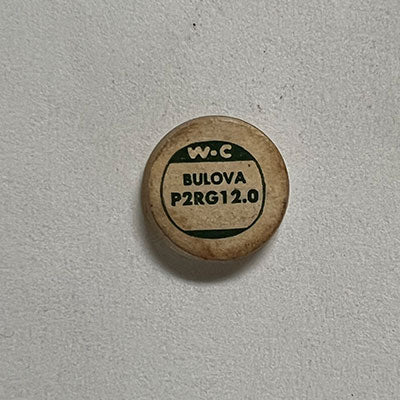 ROUND : GLASS : FLAT TOP - 12.0mm