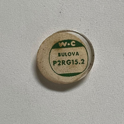 ROUND : GLASS : FLAT TOP - 15.2mm
