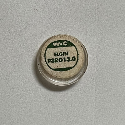 ROUND : GLASS : FLAT TOP - 13.0mm