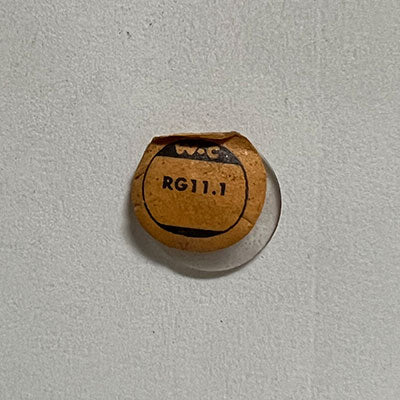ROUND : GLASS : STANDARD DOME - 11.1mm