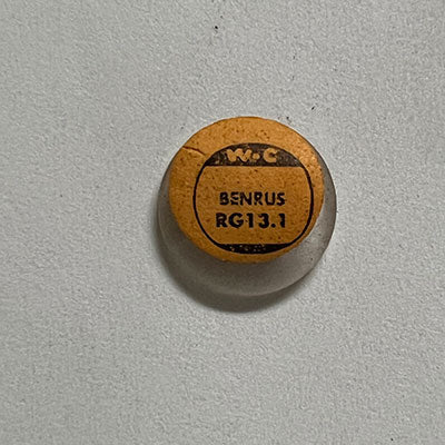 ROUND : GLASS : STANDARD DOME - 13.1mm