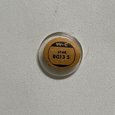 ROUND : GLASS : STANDARD DOME - 13.5mm