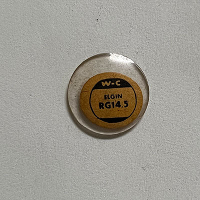 ROUND : GLASS : STANDARD DOME - 14.5mm