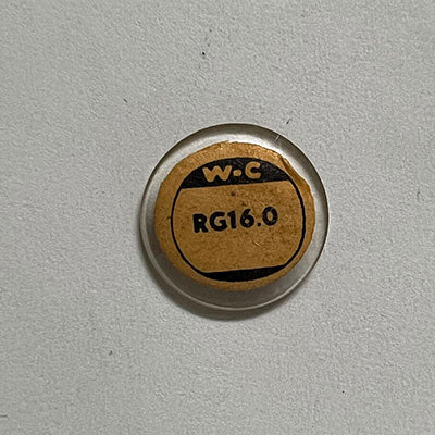 ROUND : GLASS : STANDARD DOME - 16.0mm