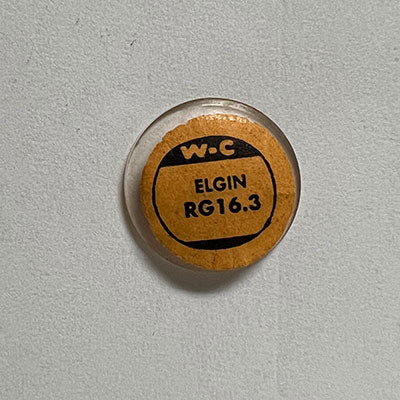 ROUND : GLASS : STANDARD DOME - 16.3mm