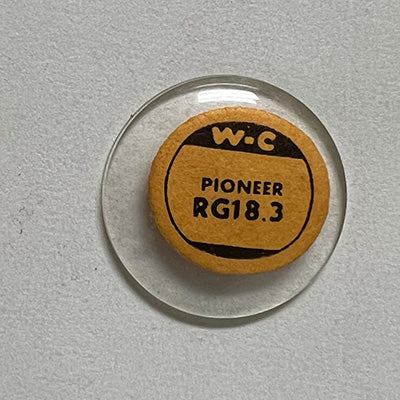 ROUND : GLASS : STANDARD DOME - 18.3mm