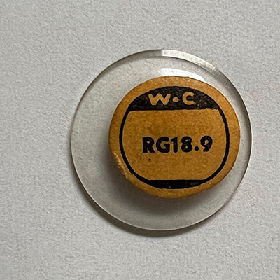 ROUND : GLASS : STANDARD DOME - 18.9mm