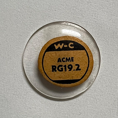 ROUND : GLASS : STANDARD DOME - 19.2mm