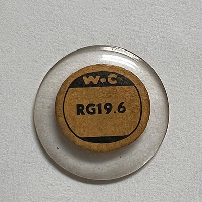 ROUND : GLASS : STANDARD DOME - 19.6mm