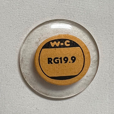 ROUND : GLASS : STANDARD DOME - 19.9mm
