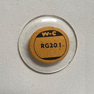 ROUND : GLASS : STANDARD DOME - 20.1mm
