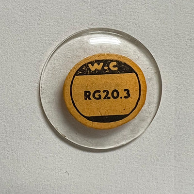 ROUND : GLASS : STANDARD DOME - 20.3mm