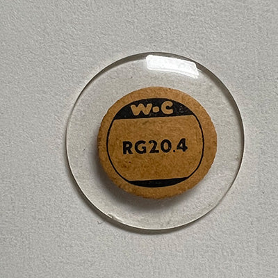 ROUND : GLASS : STANDARD DOME - 20.4mm