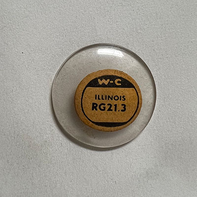 ROUND : GLASS : STANDARD DOME - 21.3mm