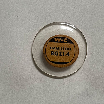 ROUND : GLASS : STANDARD DOME - 21.4mm