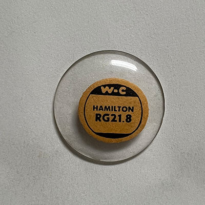 ROUND : GLASS : STANDARD DOME - 21.8mm