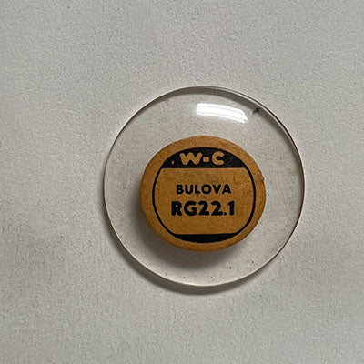 ROUND : GLASS : STANDARD DOME - 22.1mm