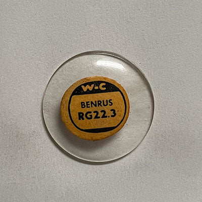 ROUND : GLASS : STANDARD DOME - 22.3mm