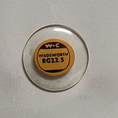 ROUND : GLASS : STANDARD DOME - 22.5mm