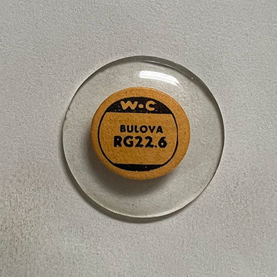 ROUND : GLASS : STANDARD DOME - 22.6mm