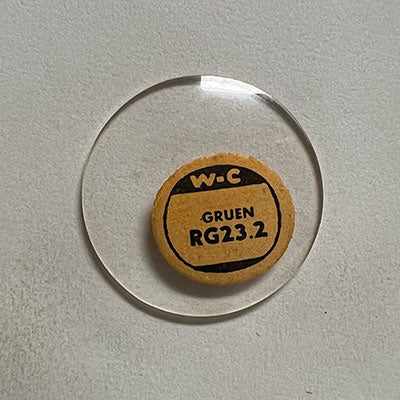 ROUND : GLASS : STANDARD DOME - 23.2mm