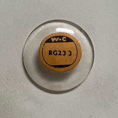 ROUND : GLASS : STANDARD DOME - 23.3mm