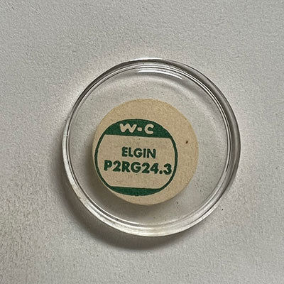 ROUND : GLASS : FLAT TOP - 24.3mm