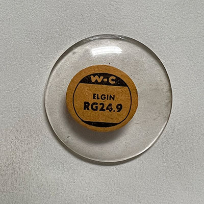 ROUND : GLASS : STANDARD DOME - 24.9mm