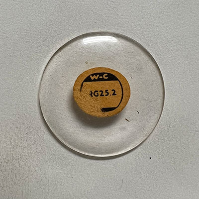 ROUND : GLASS : STANDARD DOME - 25.2mm